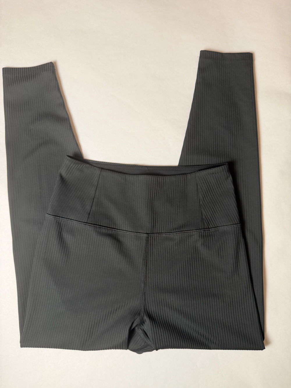 girlfriend collective Black Ribbed Performance Leggings
